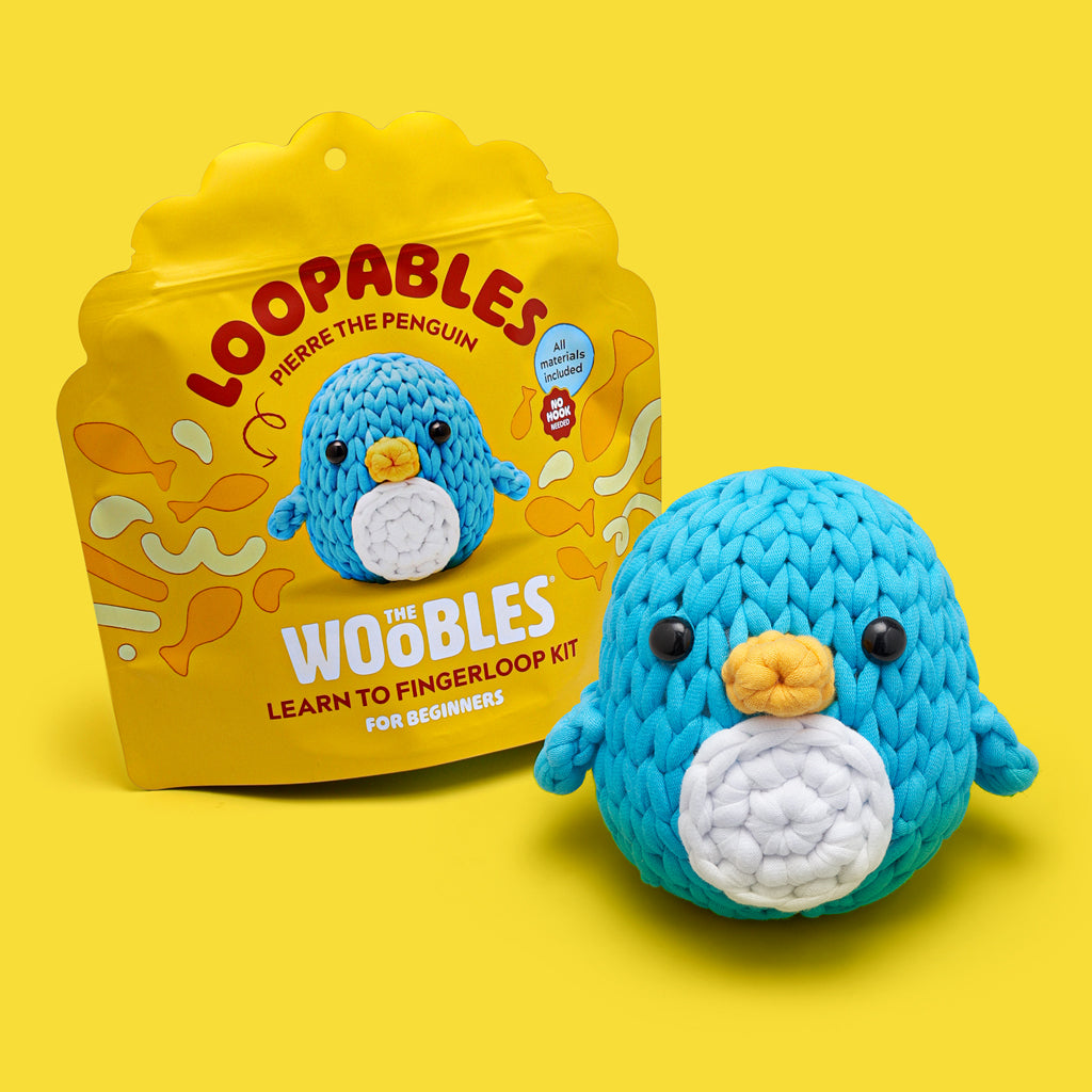 Pierre the Penguin Loopables Kit - Create Your Wooble