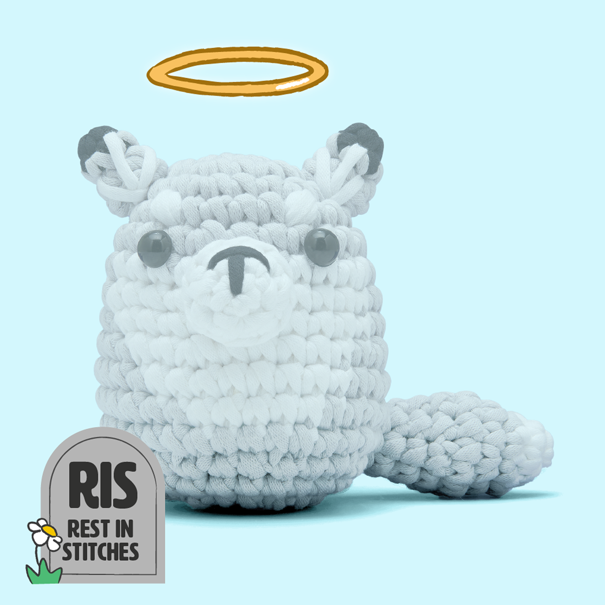 Emi the Wolf Crochet Kit - Made for First-Timers