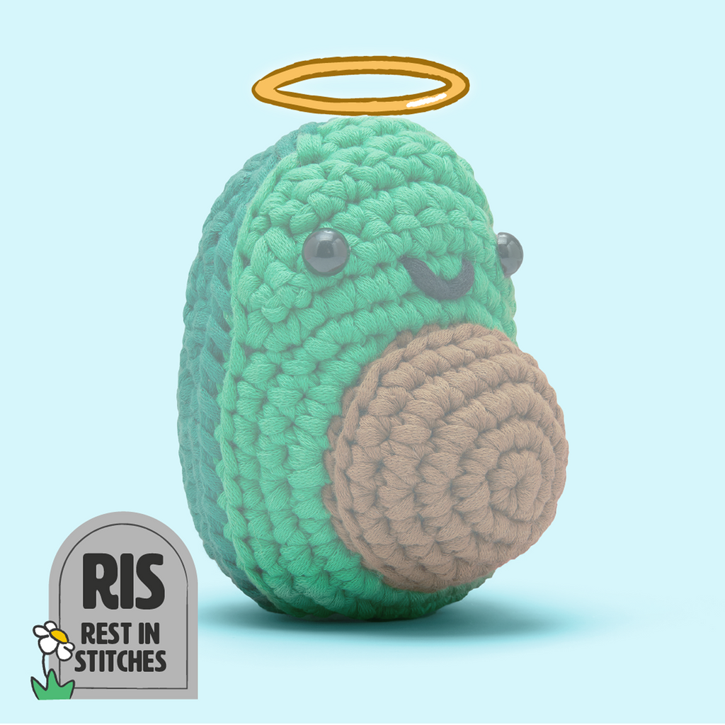 Mateo the Avocado Crochet Kit - Ready with Hook