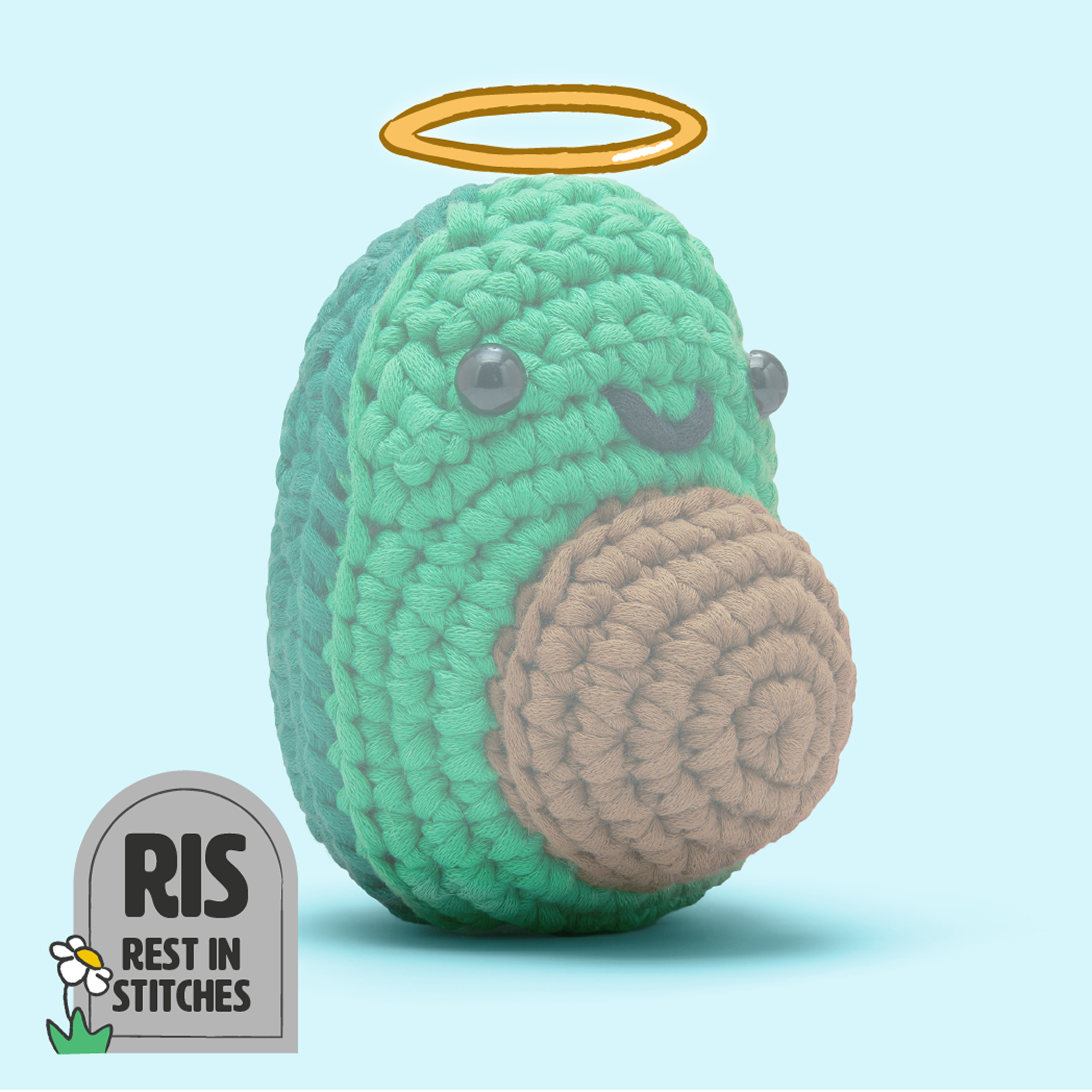 Mateo the Avocado Crochet Kit - Ready with Hook