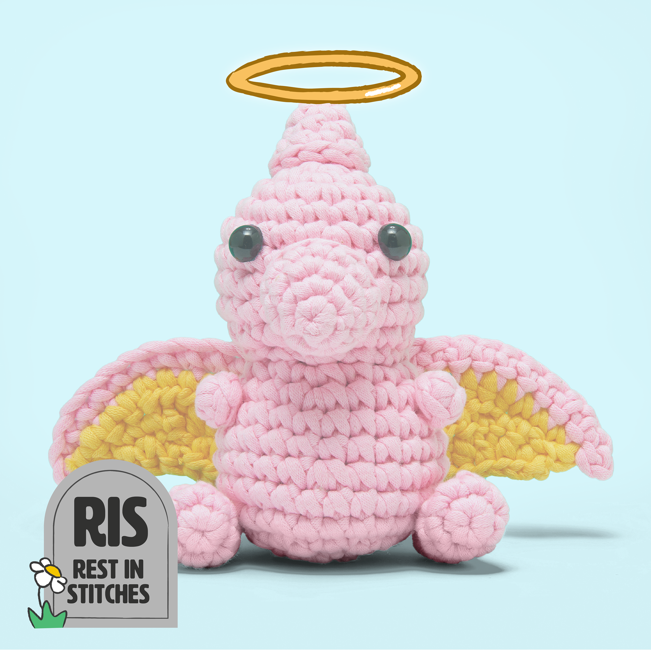 Tessa the Pterodactyl Crochet Kit - Fun with Yarn