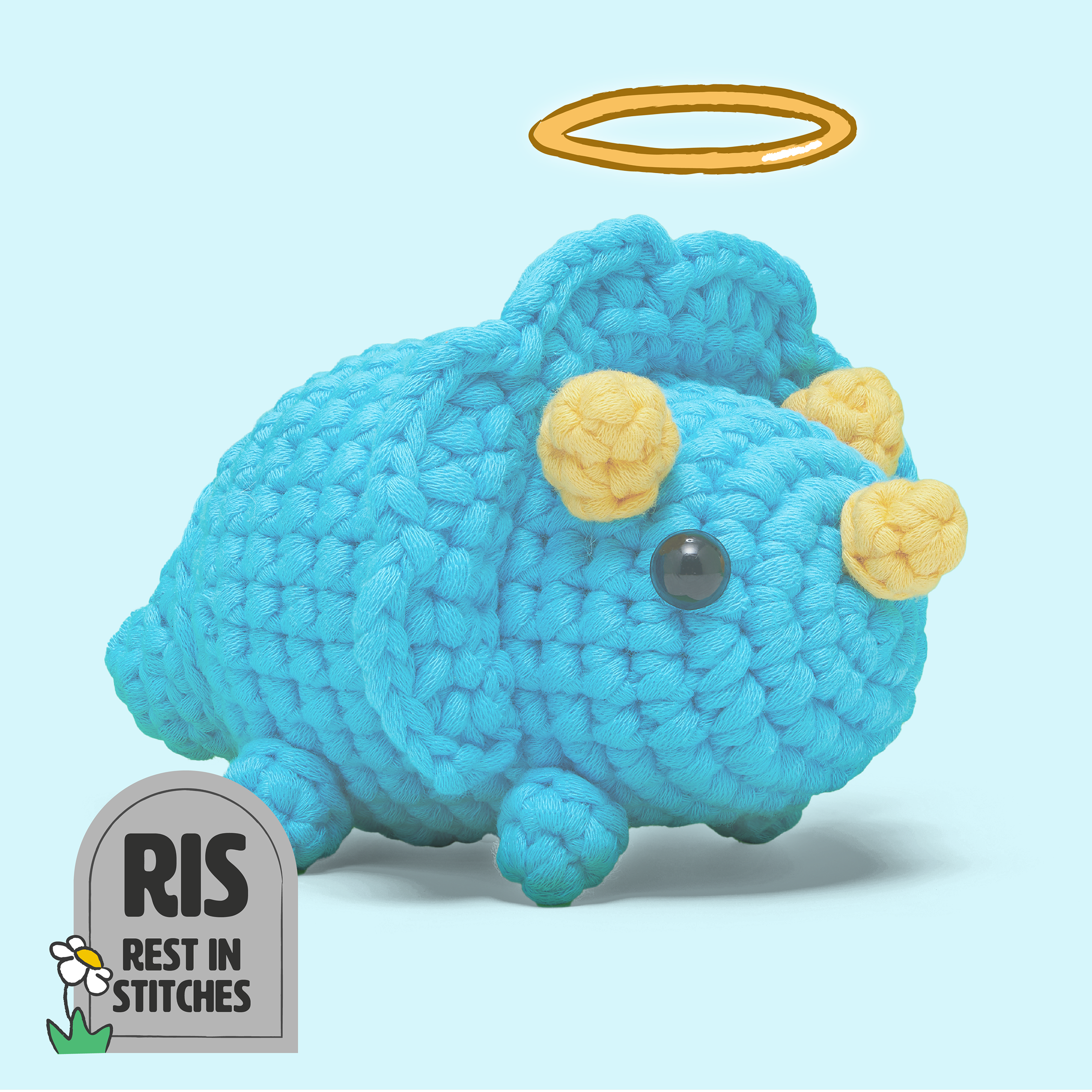 Oscar the Triceratops Crochet Kit - Stitch and Smile