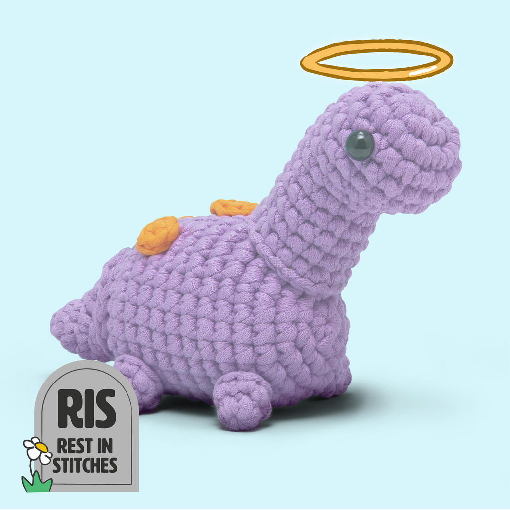 Wally the Brachiosaurus Crochet Kit - Simple Stitch Joy