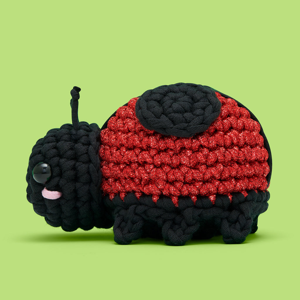Iris the Ladybug Crochet Kit - Craft Time Ready