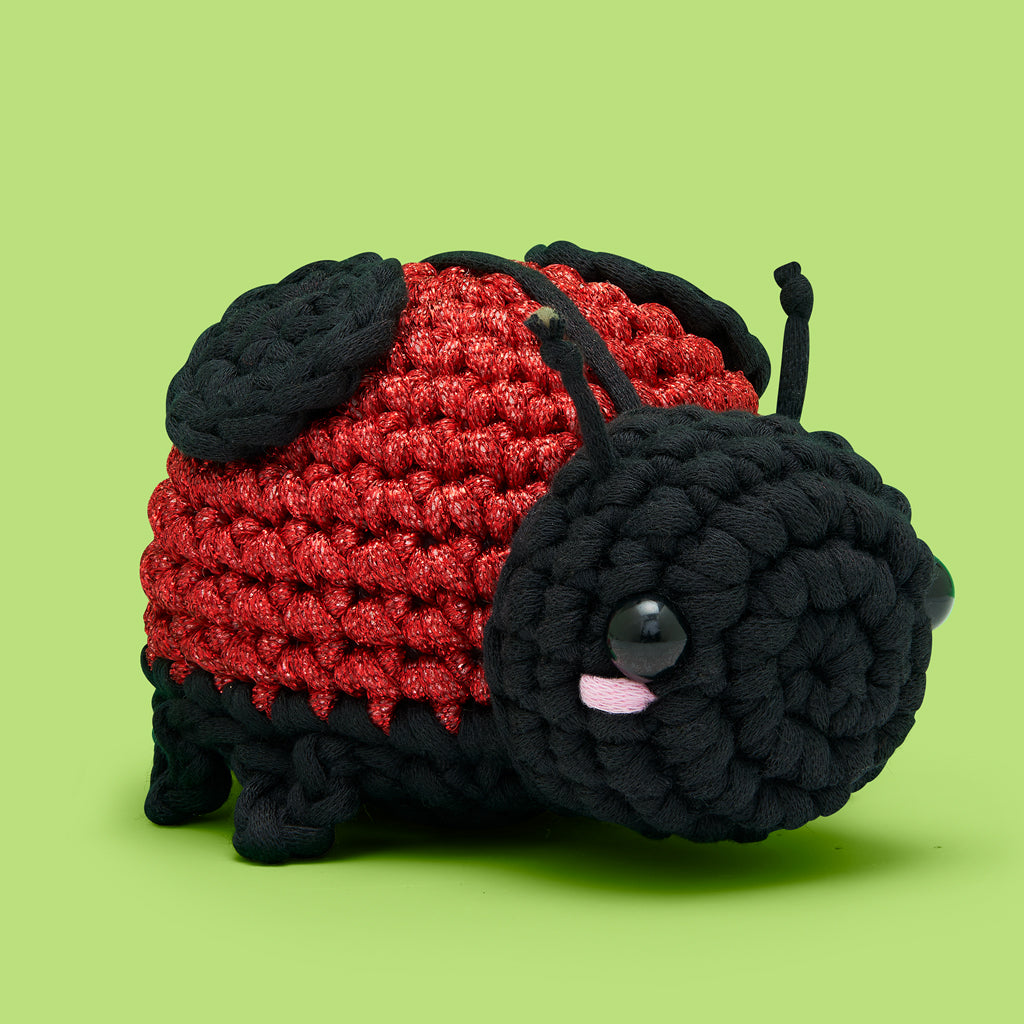 Iris the Ladybug Crochet Kit - Craft Time Ready