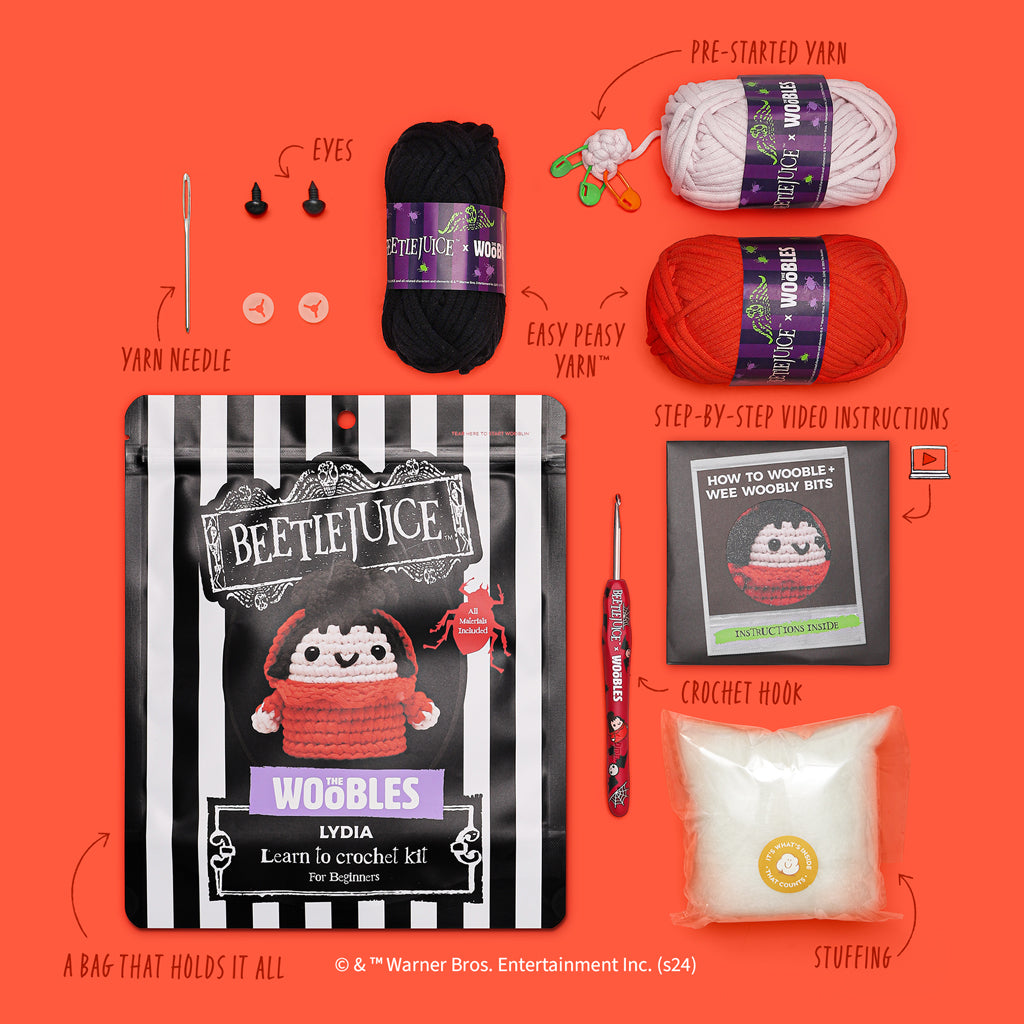 Lydia Crochet Kit - Turn Yarn into Friends
