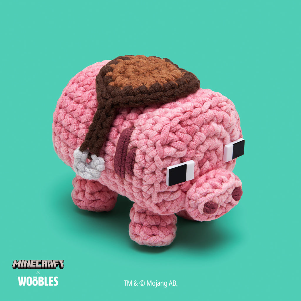 Tiny Minecraft Saddle Accessory Kit - Gift Ready Crochet