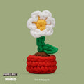 Tiny Minecraft Potted Daisy Accessory Kit - Starter Project Fun