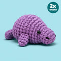 Phyllis the Manatee Extra Squeezy Crochet Kit - Turn Yarn into Smiles