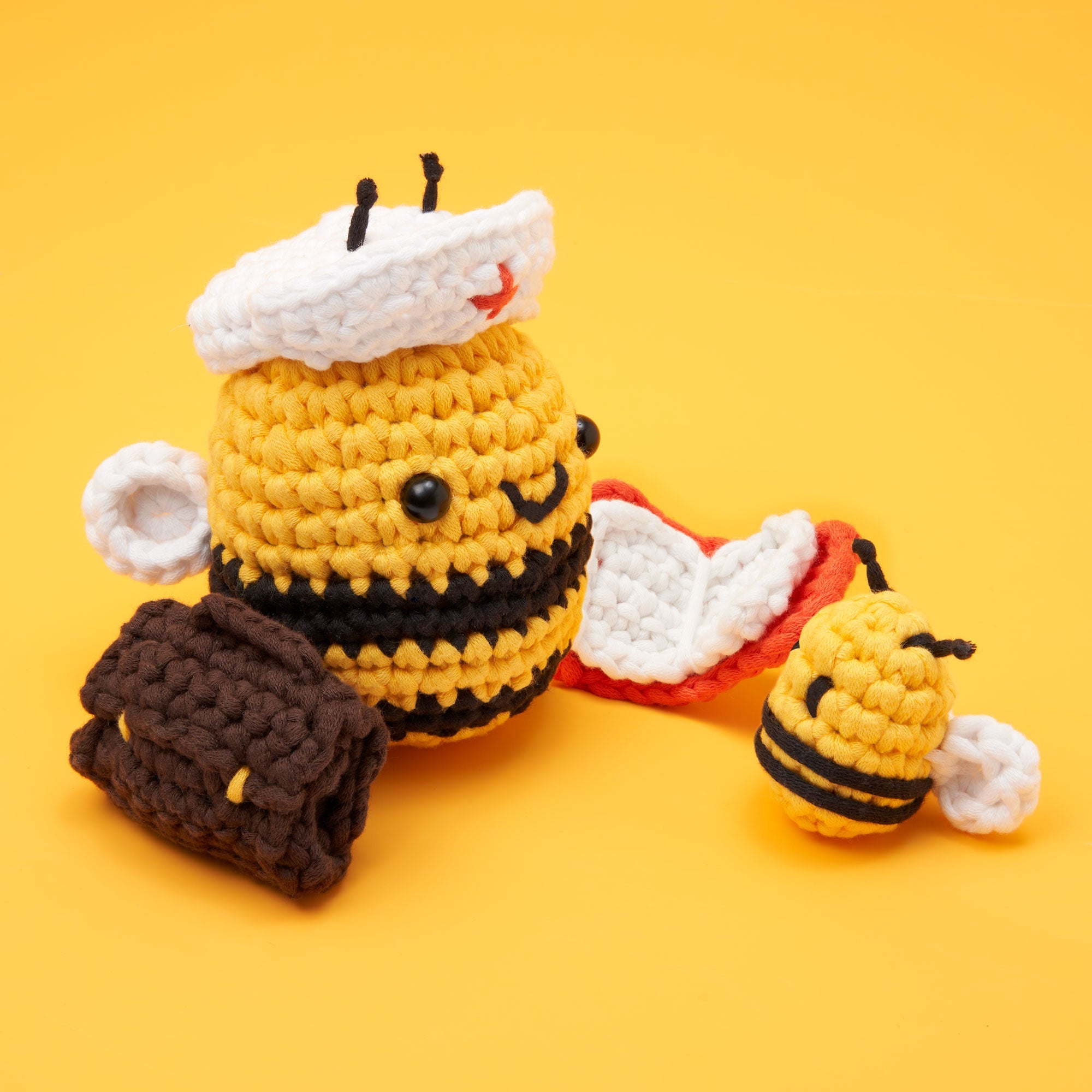 Cornelius the Bee Crochet Kit - The Beginner Crochet Kit