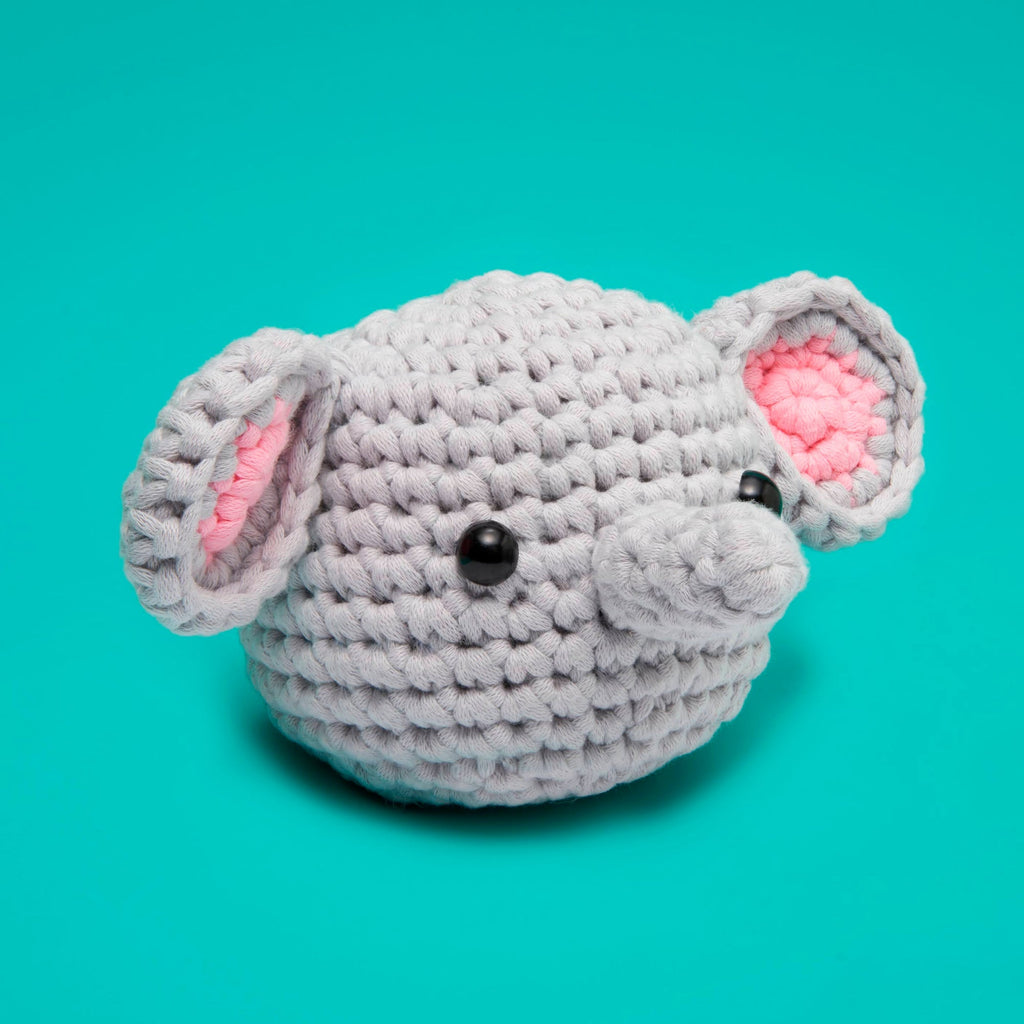 Bubbles the Elephant Crochet Kit - Starter Project Fun