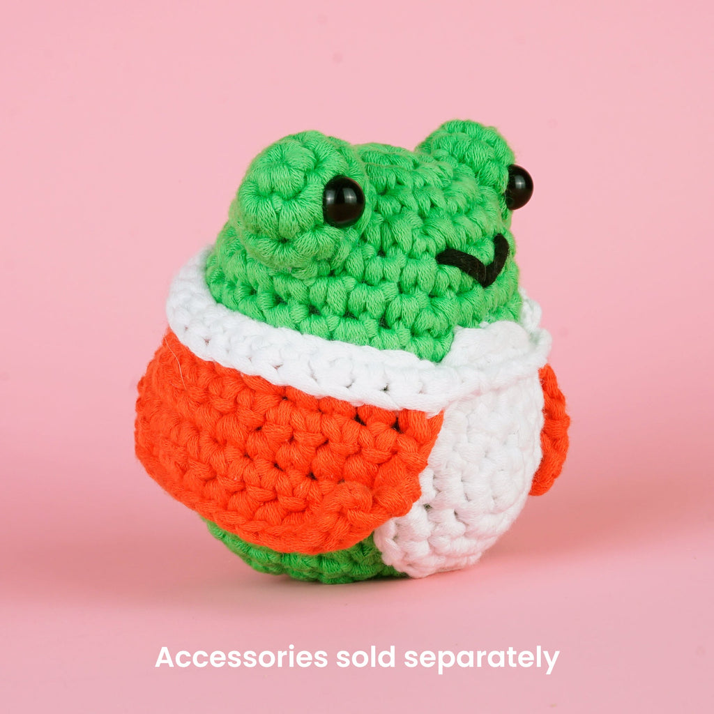 Henri the Frog Crochet Kit - DIY Gift Pick