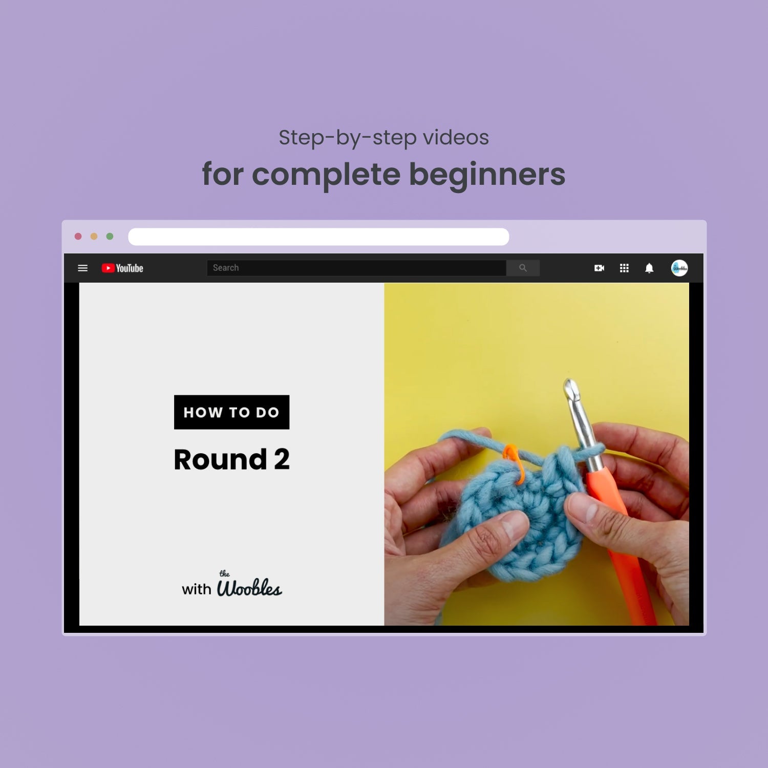 Woodstock Crochet Kit - Hook and Learn